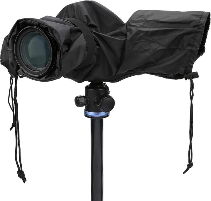 Dailygoods- Regenhoes Waterdicht - Camera Cover - Elastische Touwen