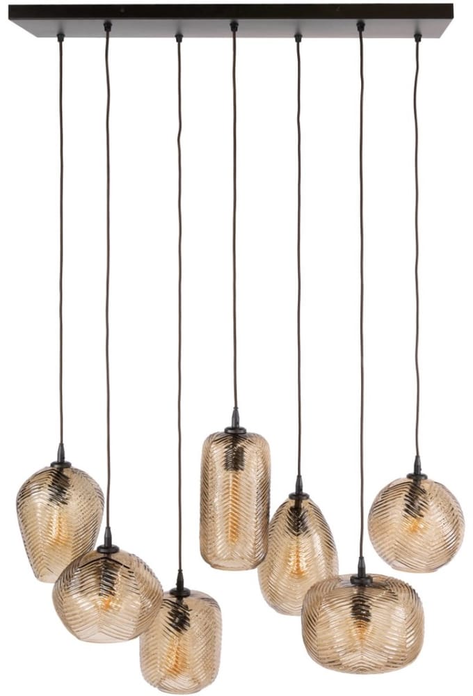 AnLi Style Hanglamp Chevron 4+3L