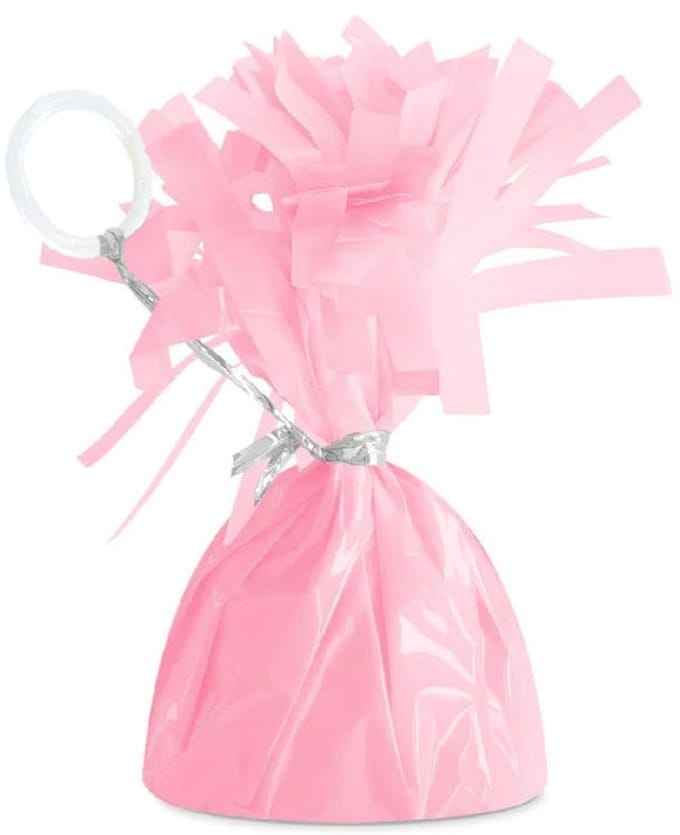 Ballongewicht van folie, roze, macaron, mat, 145 g