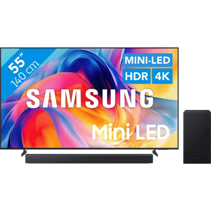 Samsung Mini-led 55" M73H (2026) + Samsung HW-B450F (2025)