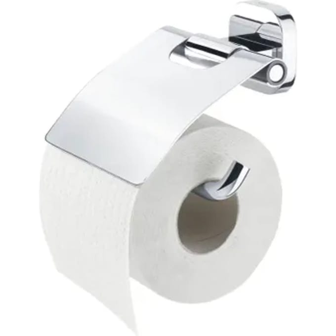 Tiger Toiletrolhouder Ramos - Rvs - Met Klep - Chroom