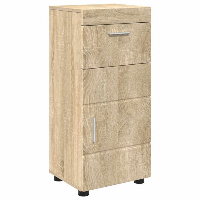 vidaXL - Badkamerkast - set - TULUM - Sonoma - Eik - 37 - x - 31,5 - x - 82 - cm