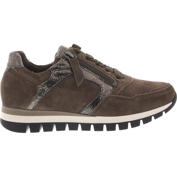 Gabor - maat 40.5 - Dames Sneakers - Bruin