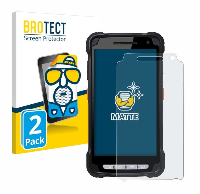 BROTECT - Screenprotector voor Point Mobile PM90 - Folie Beschermfolie matte 2 Stuks