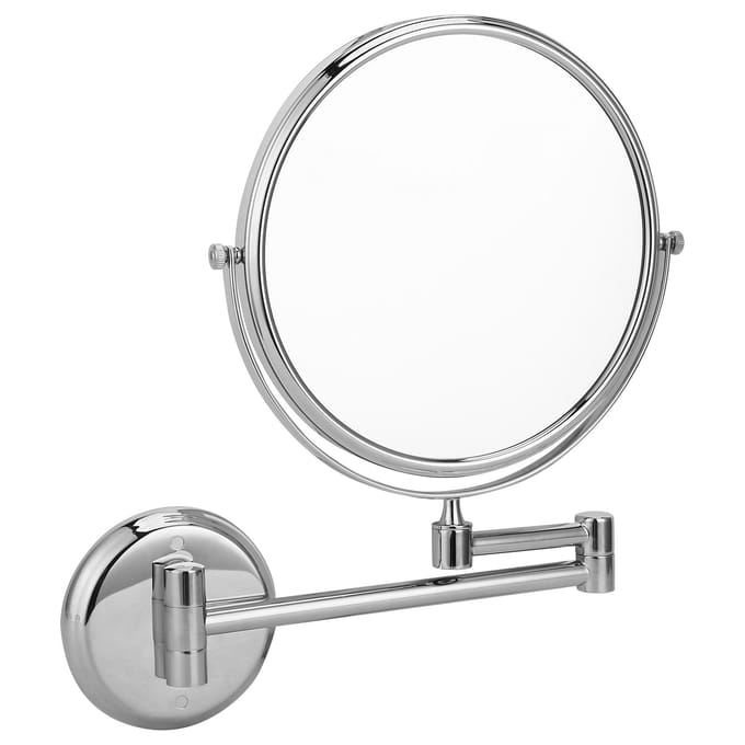 Wandgemonteerde Make-up Spiegel Badkamer Stijlvolle Galvanische Cosmetische Spiegel Accessoire white