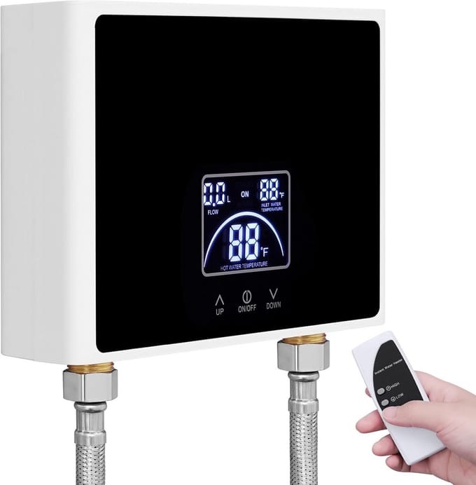 Solidchoice - Elektrische Instant Waterverwarmer 5500W met LED Display