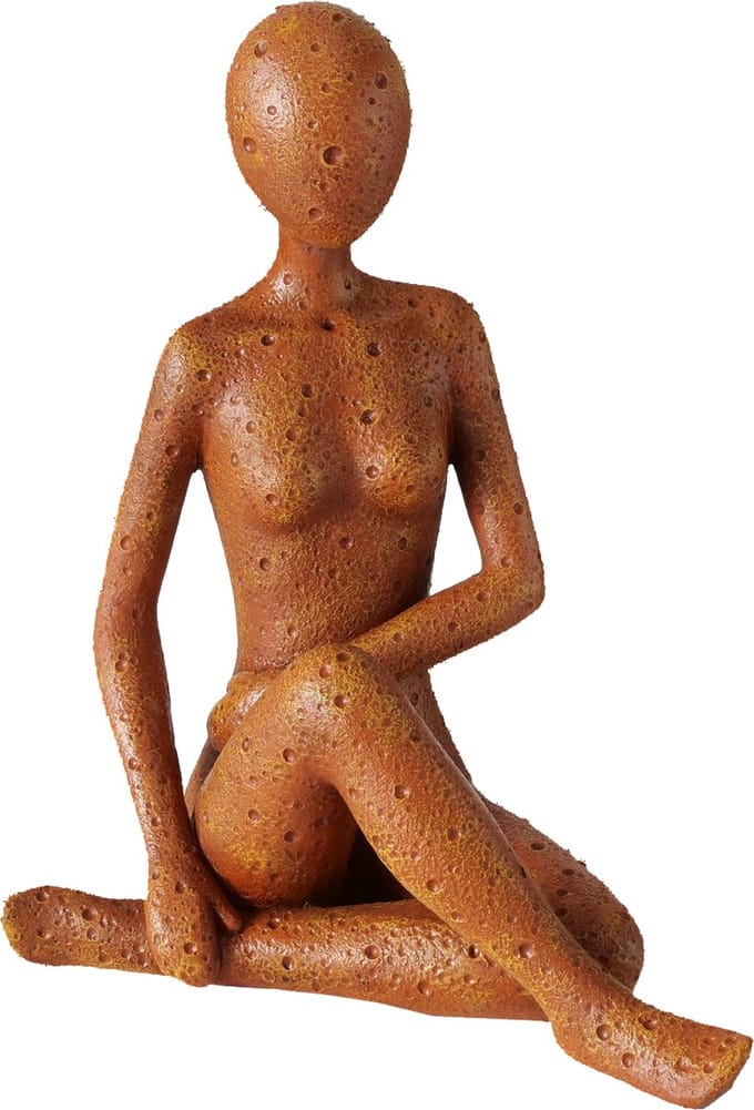 Beeld vrouw in Yoga houding