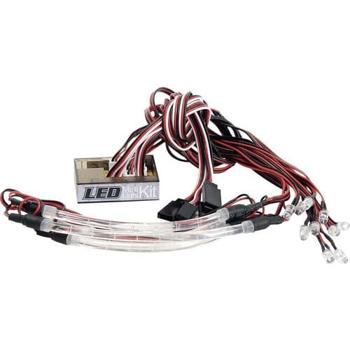 Carson Modellsport Verlichtingsmodule Wit, Geel, Rood, Blauw Knipperend 4 - 6 V/DC 500906153