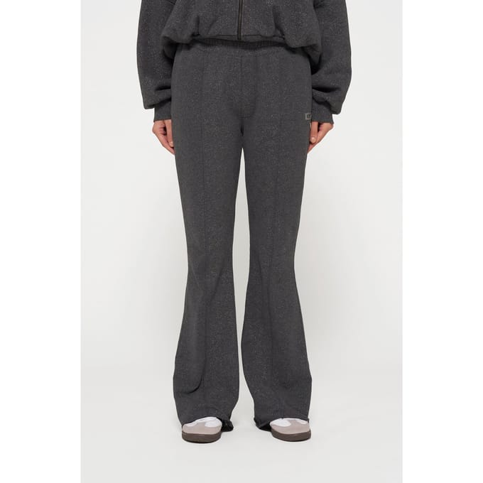 10DAYS Glitter Jogger Flare Antra Melee Größe: M | Jogginghosen Outlet | Damen