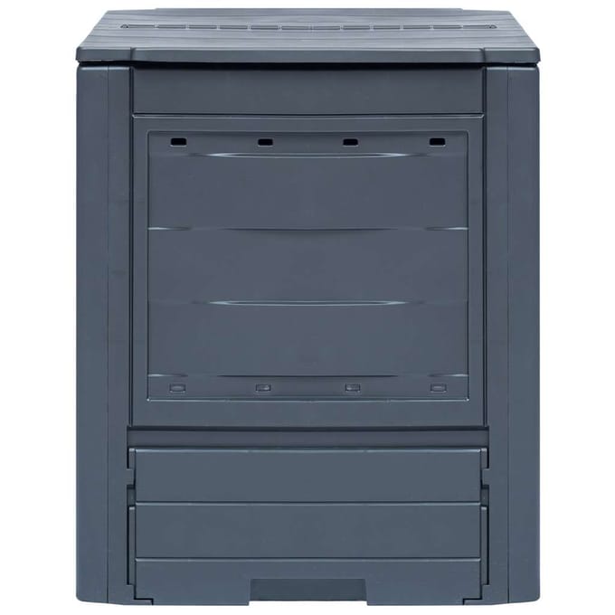 vidaXL - Compostbakken - 3 - st - 780 - L - 60x60x73 - cm - grijs