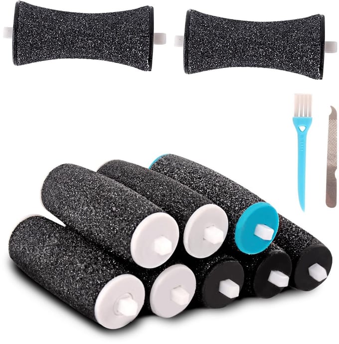 Dailygoods - Vervangende Hoofden voor Voet Grinder, Set van 10