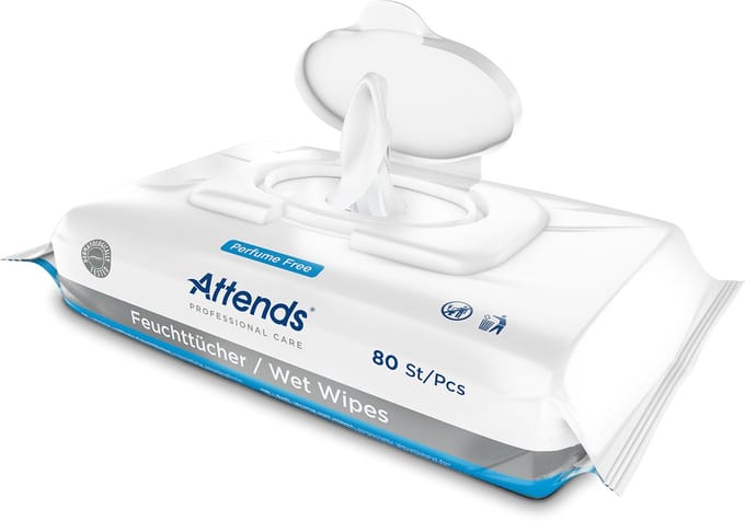 Attends Care Wet Wipes - 80 stuks