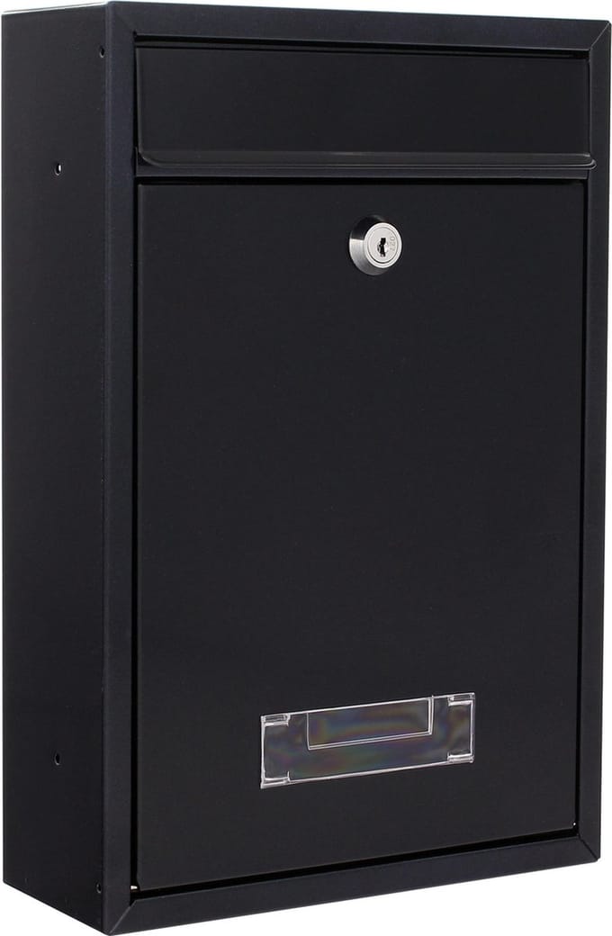 Rottner Brievenbus Lukas - 32x21,5x9cm - Antraciet