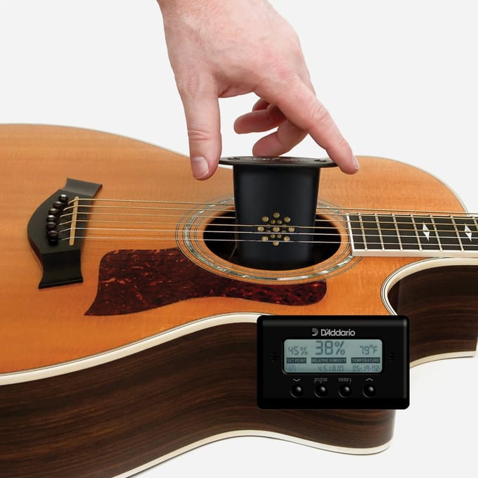 D'Addario PW-GH-HTS Bevochtiger voor Akoestische Gitaar + Sensor