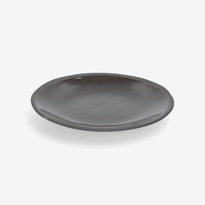 The Table Amsterdam Atelier Gebaksbord - Black Olive - Ø16 cm - Zwart