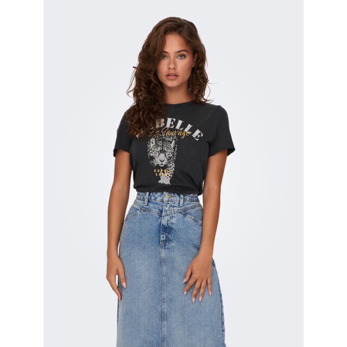 Only Onllucy life reg s/s western top bo