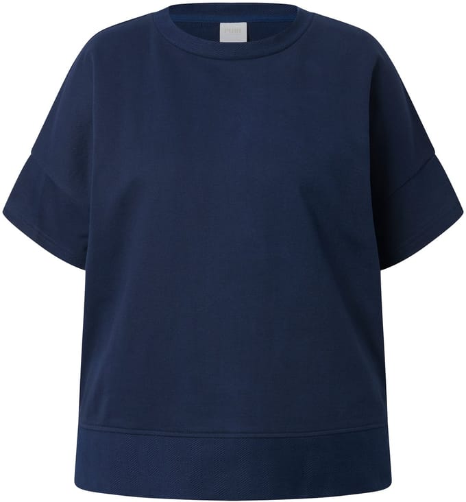Ulla Popken - Dames - Sweatshirt - Marine - Maat 42+
