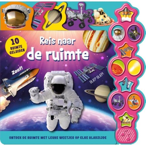 Reis Naar De Ruimte - Geluidenboek 10 Ruimtegeluiden - Hannah Campling