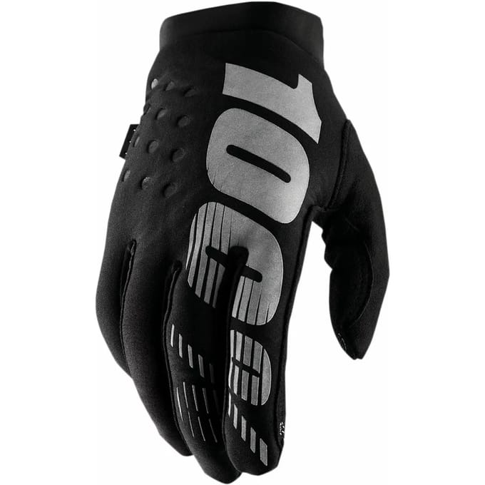 100percent Brisker Off-road Handschoenen Zwart M Jongen