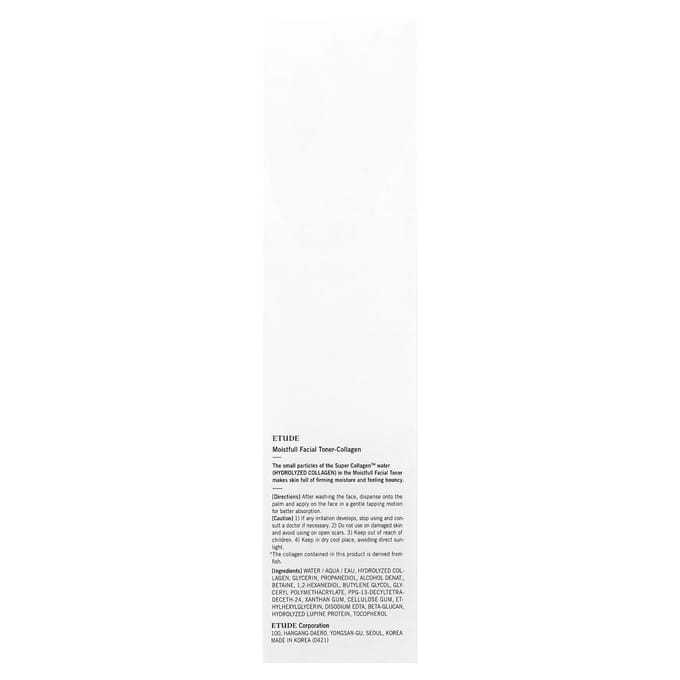 ETUDE, Moistful Collagen, Gezichtstoner, 200ml (6.76 fl oz) white