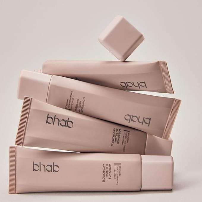[bhab] Slowchaga Water Fit Crème Solaire SPF 50+ PA++++ 50 ml white