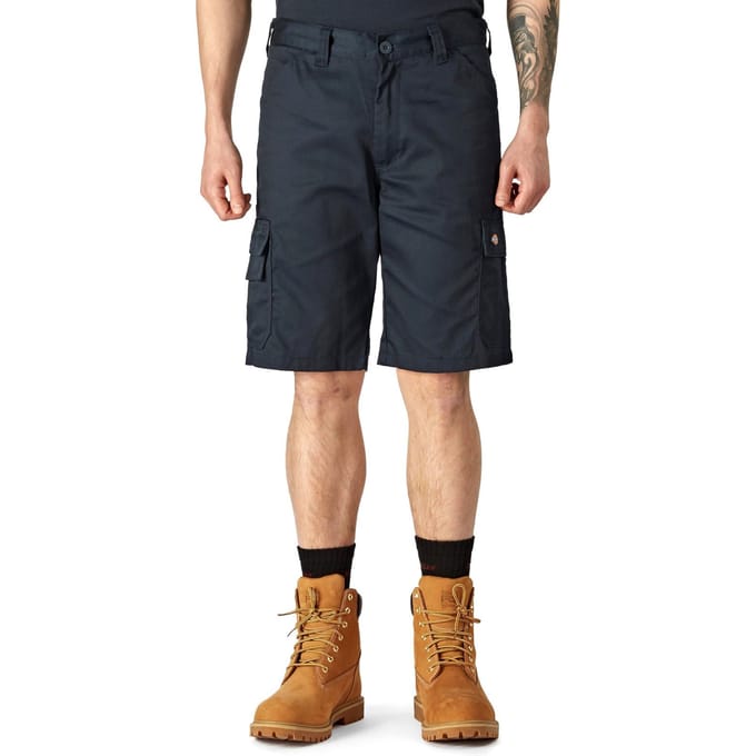 Dickies Everyday Polyester Heren Blauwe Knielange Shorts