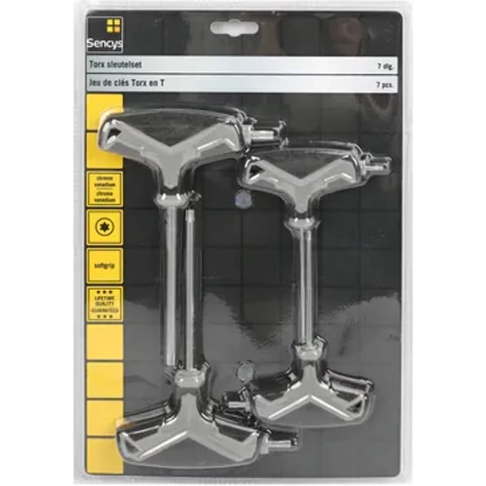Sencys Inbussleutelset Torx 7st.
