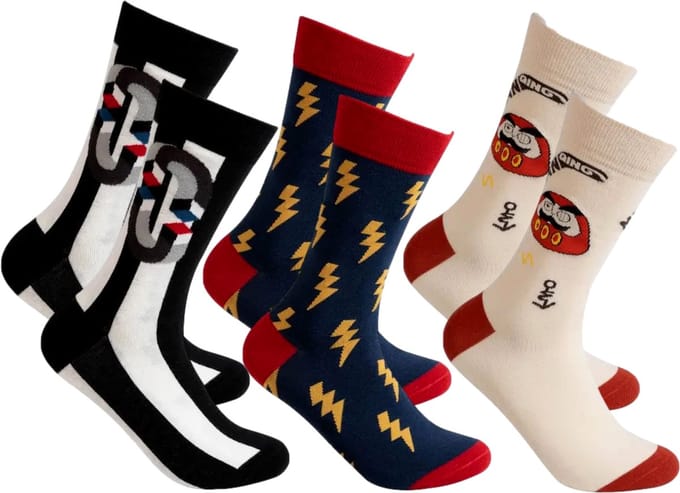 Belucci Funny Socks set van 6 paar maat 43/46