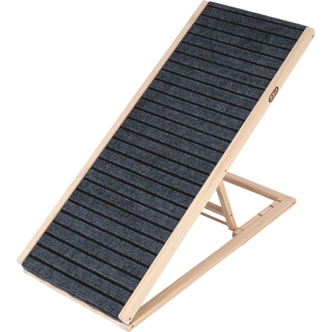 TIAKI oprijplaat Up&Down ca. 100x 40x 32-60cm hond