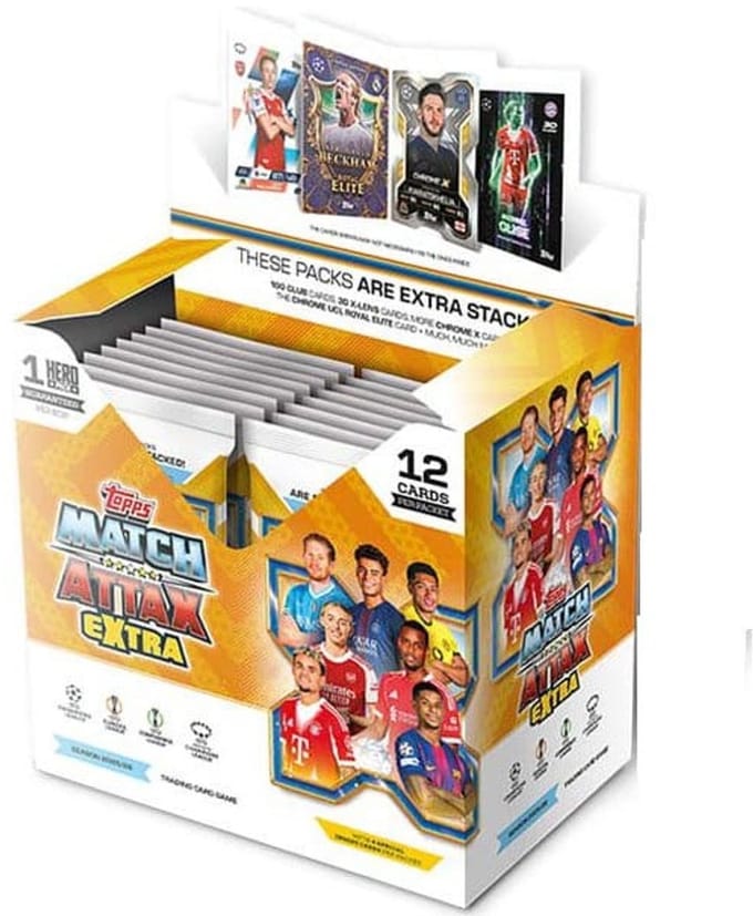 UEFA Champions League Match Attax Extra Trading Cards 2025/26 Booster Display (32)