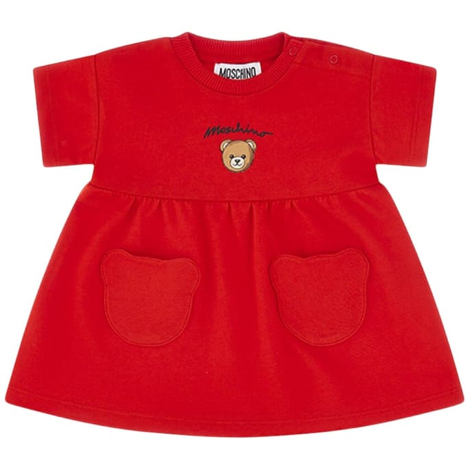 Baby jurk Moschino MDV0DG_LCA19