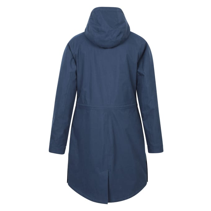 Mountain Warehouse dames/dames Polperro lichtgewicht gewatteerde waterdichte jas (Marine)