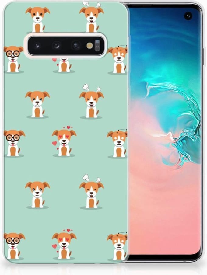 Samsung Galaxy S10 TPU Hoesje Pups
