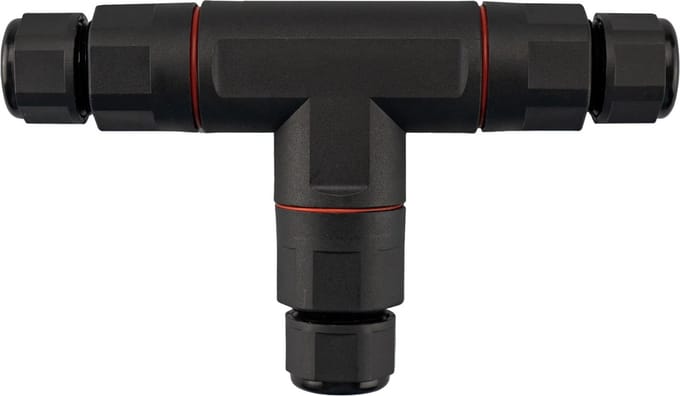 Pro T-piece Kabelverbinding IP 68 - Zwart