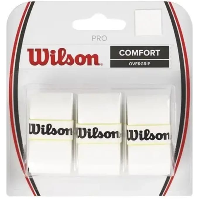 Wilson Pro Overgrip Verpakking 3 Stuks-Wit