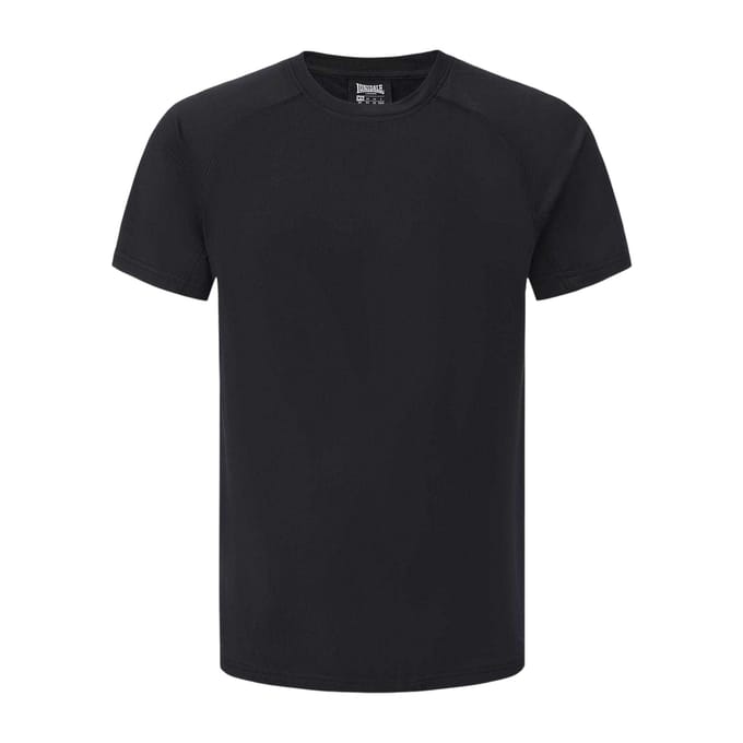 Lonsdale Heren-T-Shirt (Zwart)