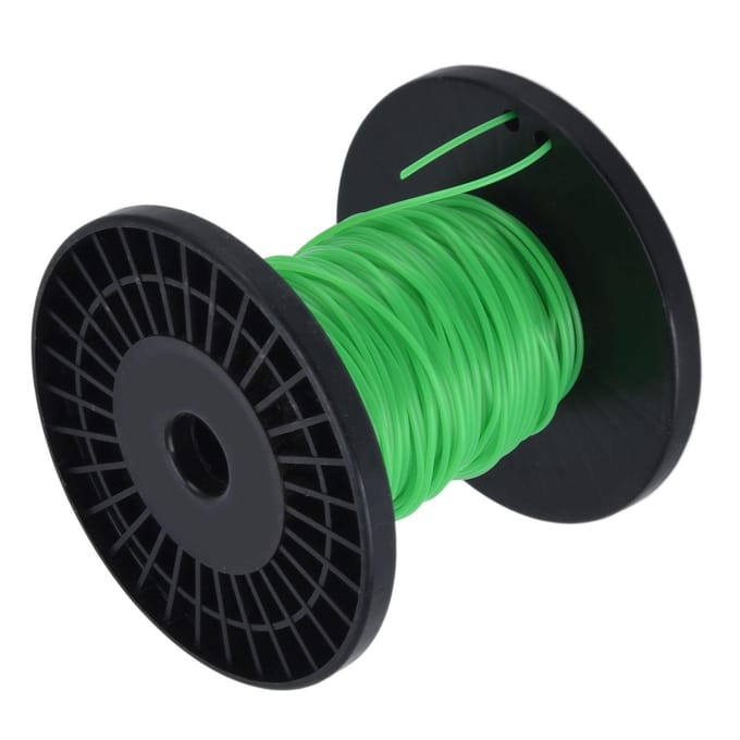 Fil de coupe-bordures rond de 2 mm, fil vert pour tondeuse à gazon Husqvarna, 30 m 30m/98.4ft