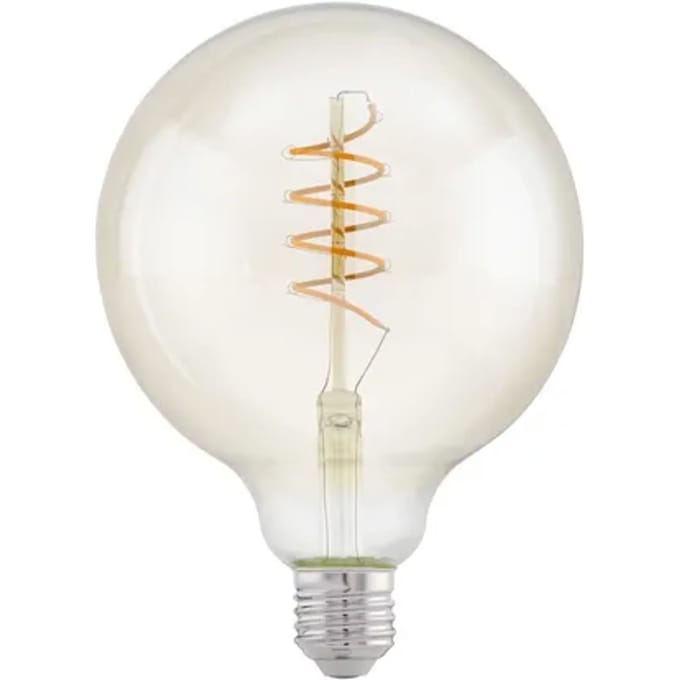 EGLO LED spot G125 Globe 4W/822 270 lumen clear 3-step dimmable E27