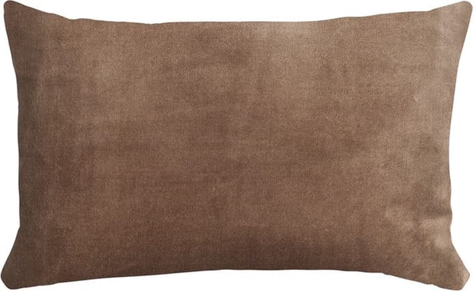 Velvet Chambray Taupe Kussen -30 X 50