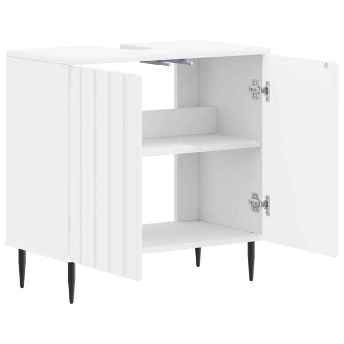 vidaXL - Wastafel - kabinet - voor - de - badkamer - ZWOLLE - Wit