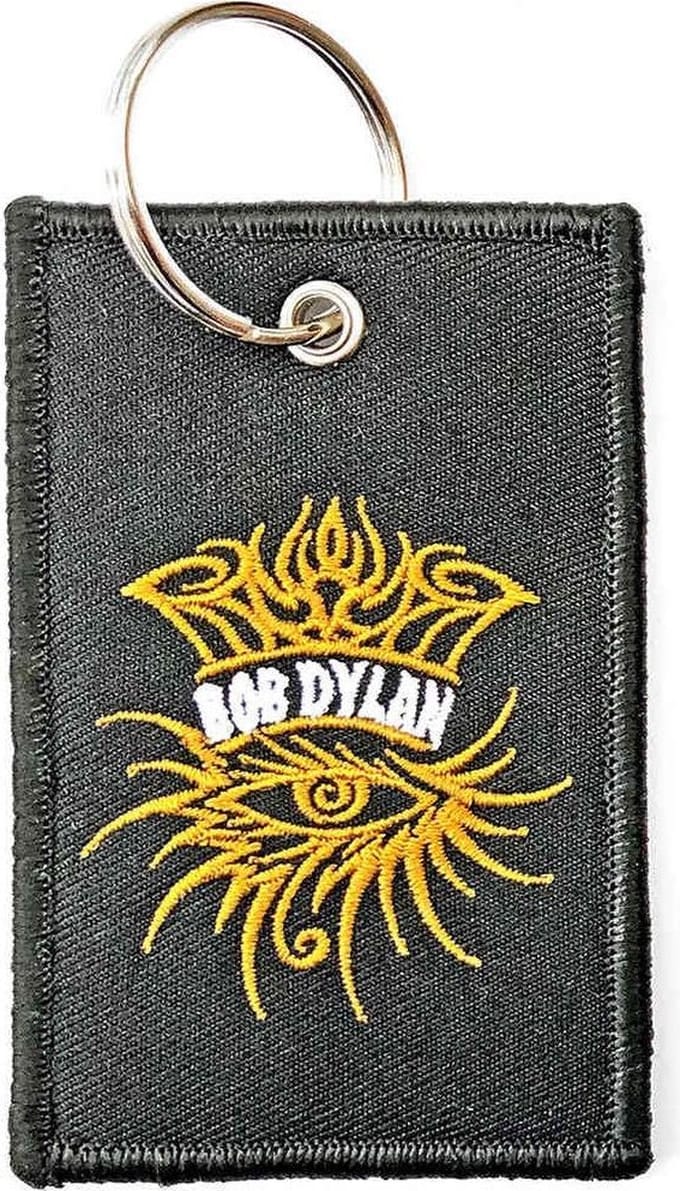Bob Dylan - Eye Icon Sleutelhanger - Zwart