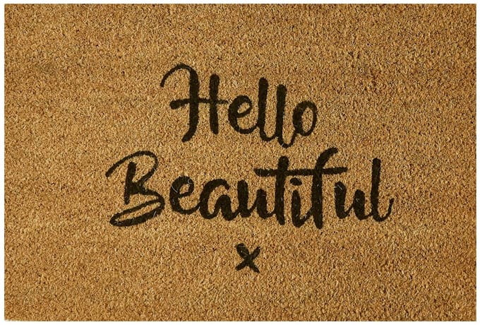 MD Entree - Deurmat - Kokosmat - Freestyle Hello Beautiful - 40 x 60 cm