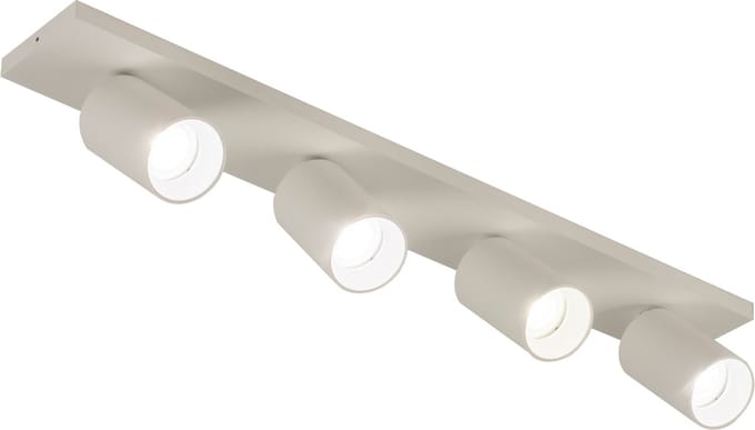 Lumidora Opbouwspot 74772 - DANI - 4 Lichts - GU10 - Wit - Metaal - Badkamerlamp - IP21