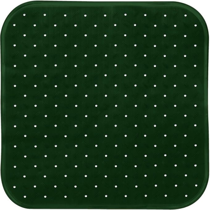 MSV Badmat Antislip – Antislip Douchemat voor Douche en Bad – Badkamermat Antislip Rubber – Groen – 54 x 54 cm