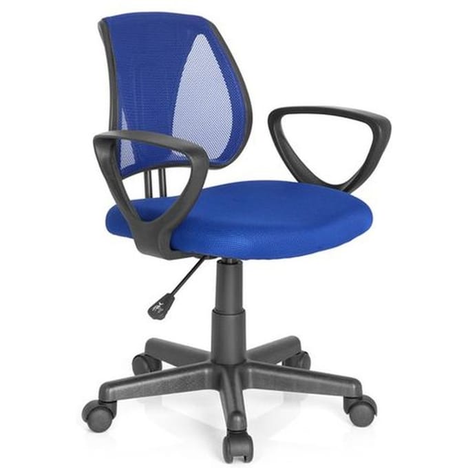 Kinder bureaustoel KIDDY CD Netstof donkerblauw hjh OFFICE
