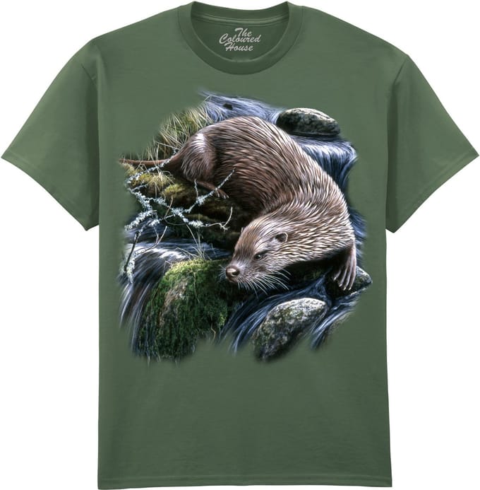 Exploring Otter The Coloured House T-shirt M