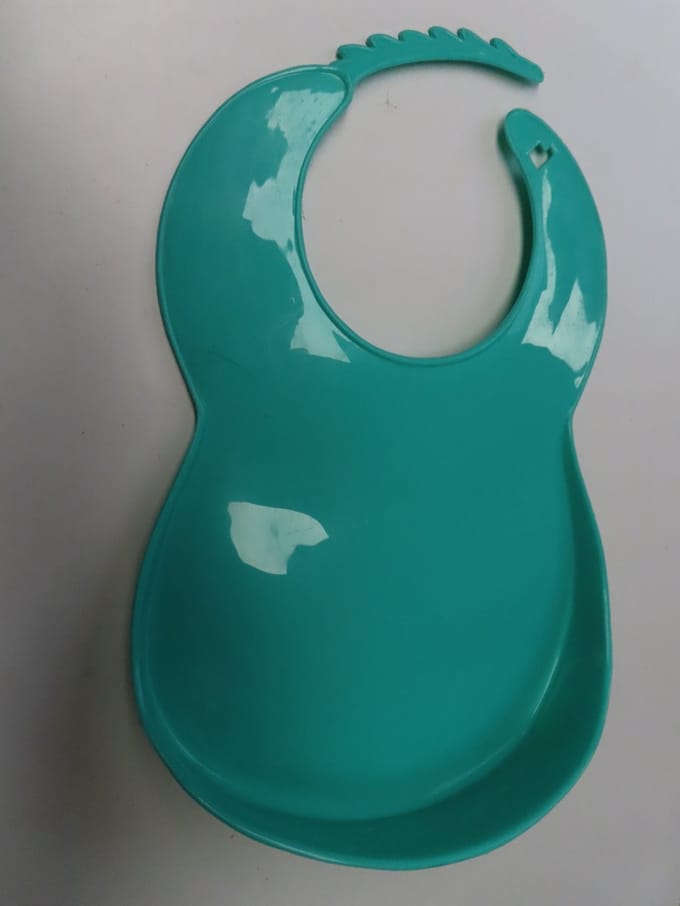 Bebe confort - Slabbetje -  Bavet met goot - PVC - groen