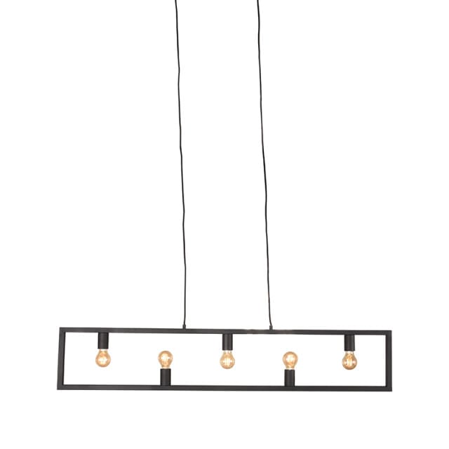 LABEL51 Quadrato Hanglamp - Zwart - Metaal - Hanglamp