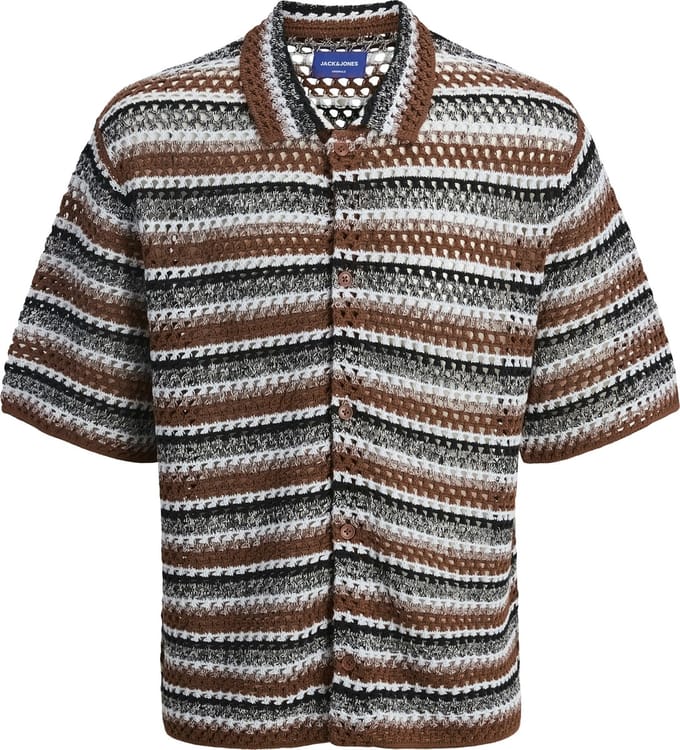 Jack & Jones Gebreide overhemd Gestreept Gebreide overhemd
