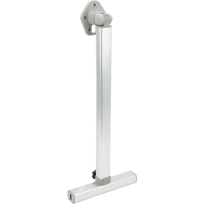 RV Opvouwbare Bar Ondersteuning 590 tot 775mm Hoogte Verstelbaar Heavy Duty T Bar Geanodiseerde Tafelondersteuningspoten white